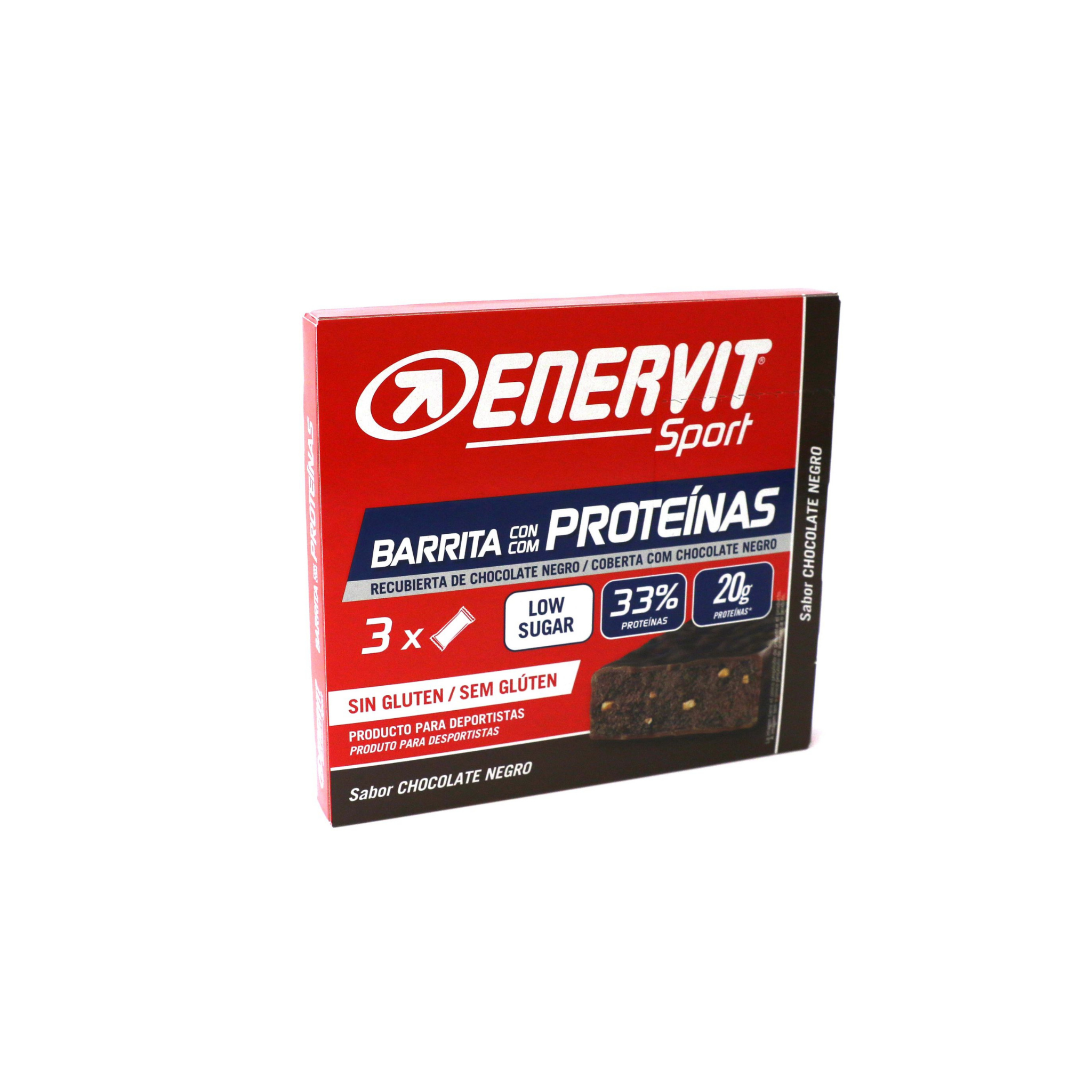 Barra de proteina - chocolate negro