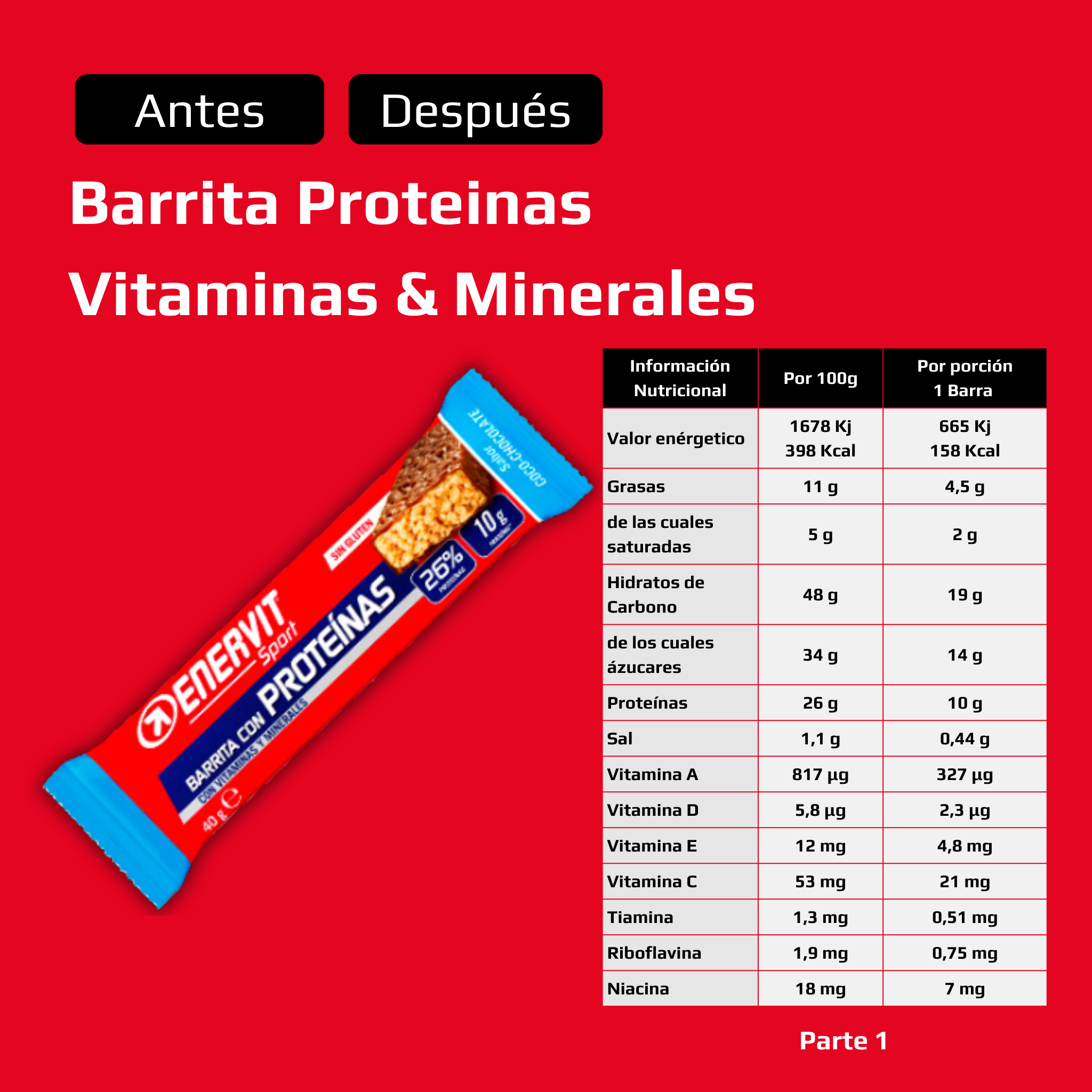 Barra de proteina - coco
