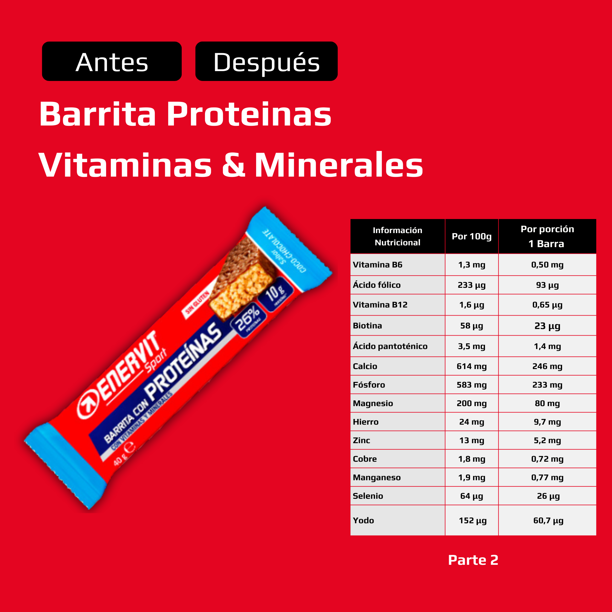 Barra de proteina - coco