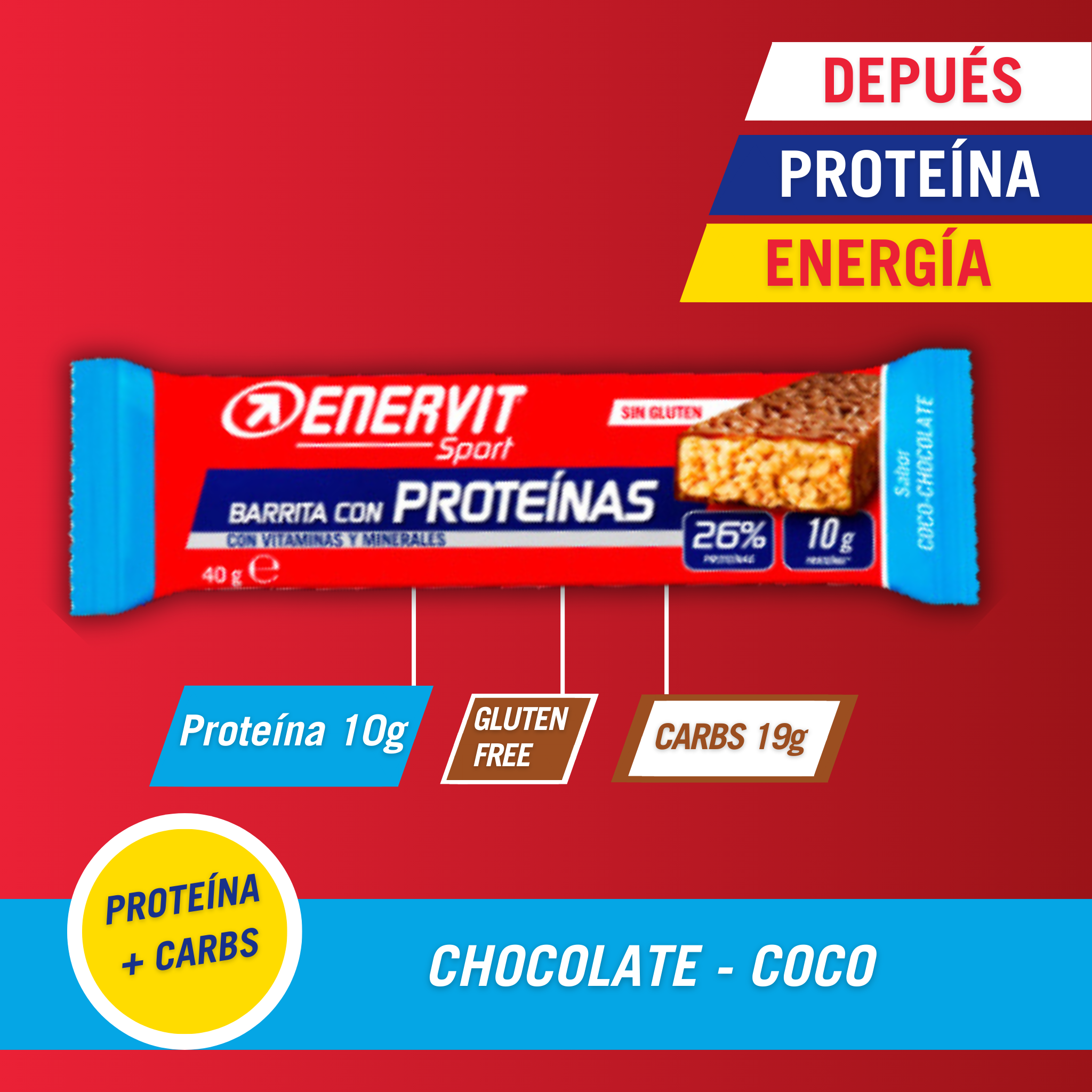 Barra de proteina - coco