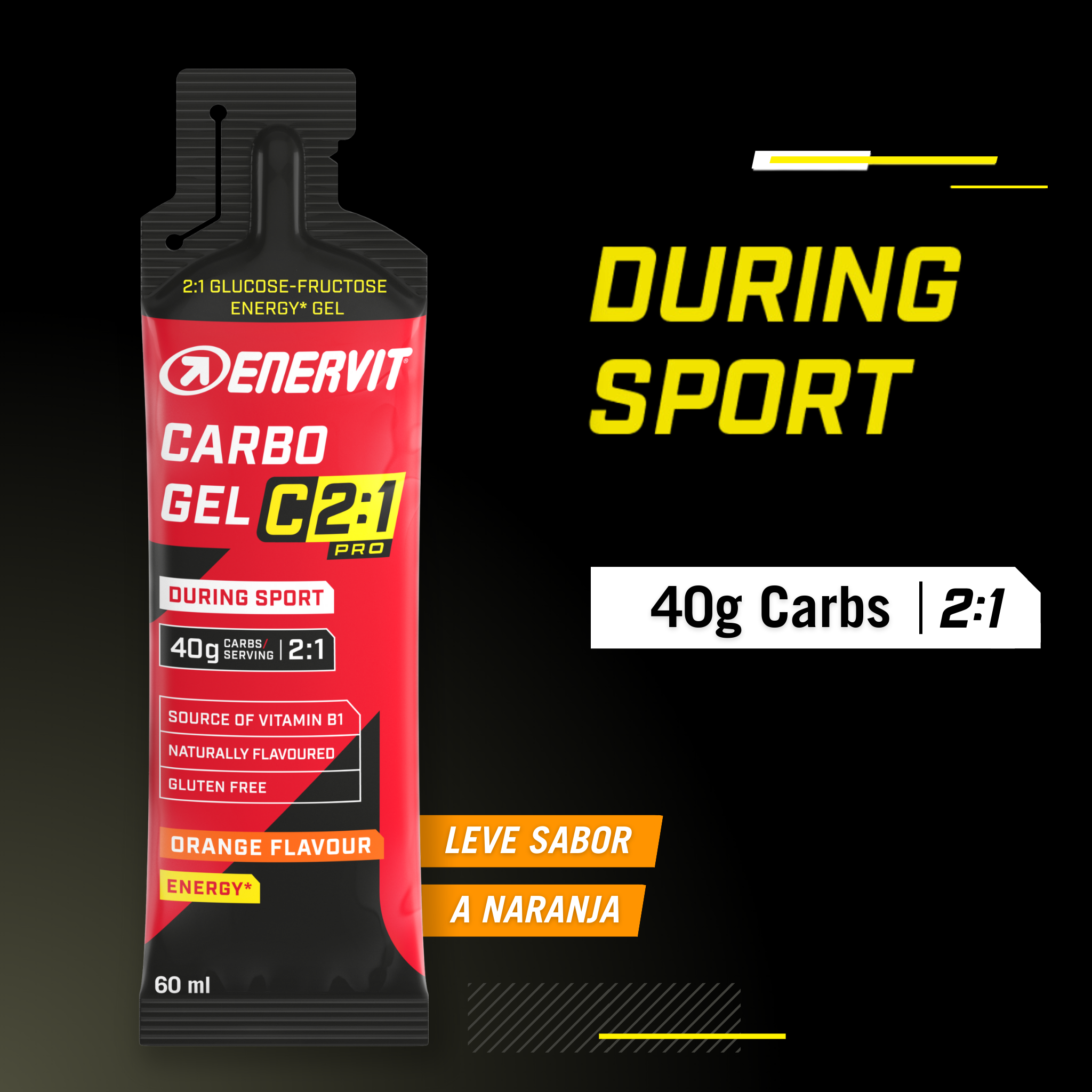 C2:1 Carbo Gel naranja 60ml
