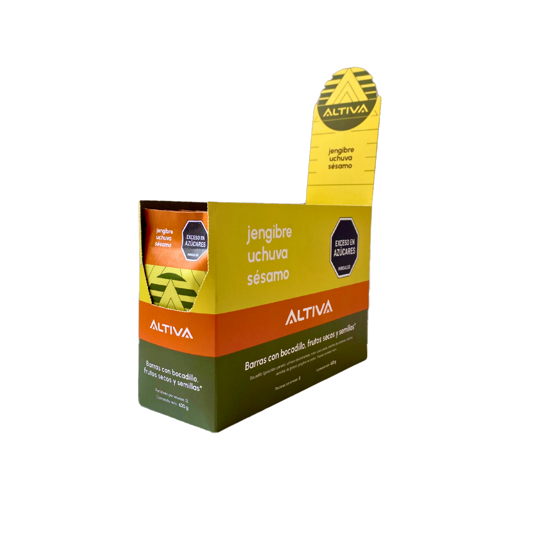 Barras Energeticas Altiva - Caja de 28G X 10 UNIDADES
