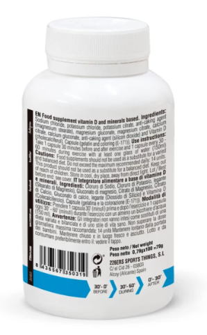 SALTS ELECTROLYTES - Recupera tus Niveles de Sales - 100 Cápsulas