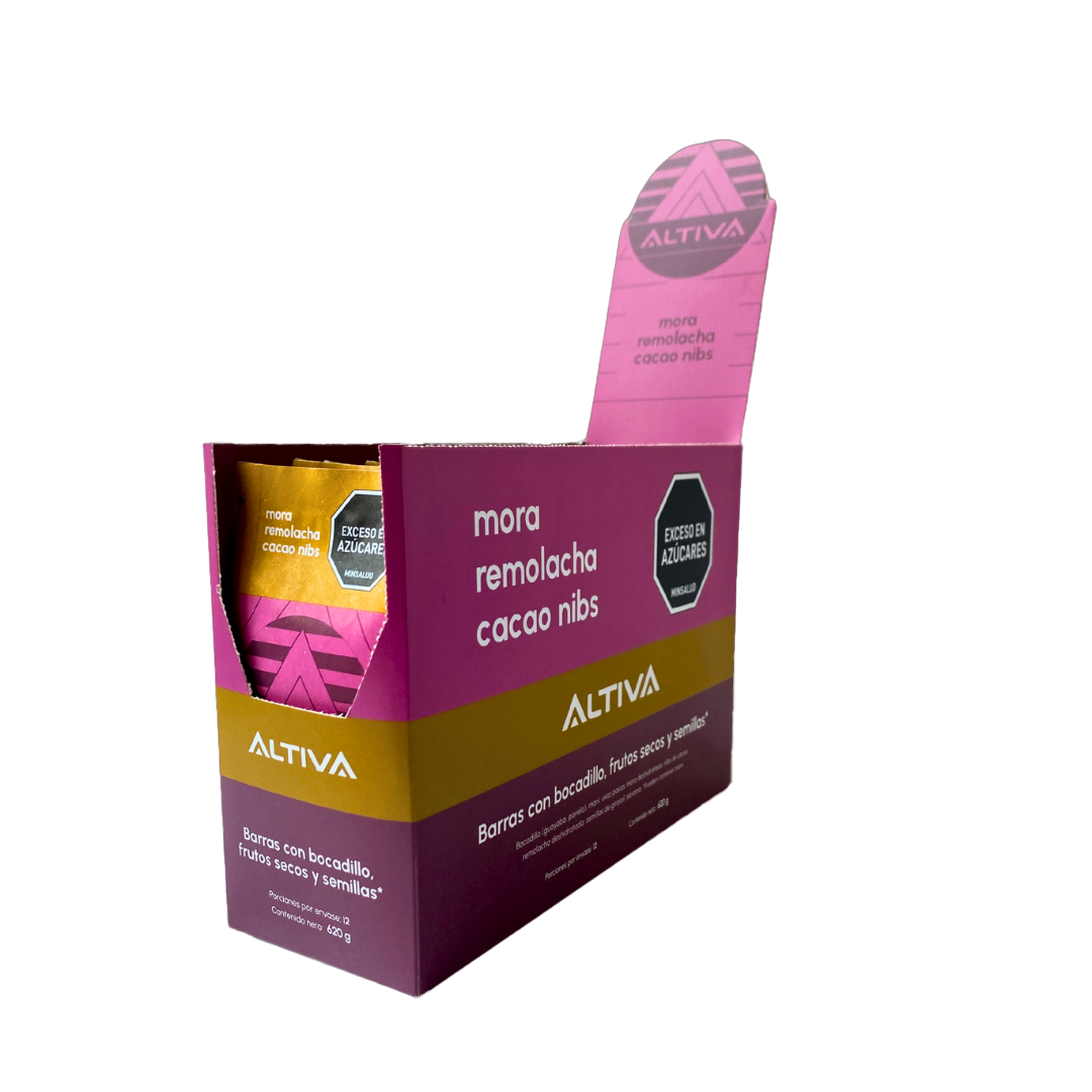 Barras Energeticas Altiva - Caja de 28G X 10 UNIDADES